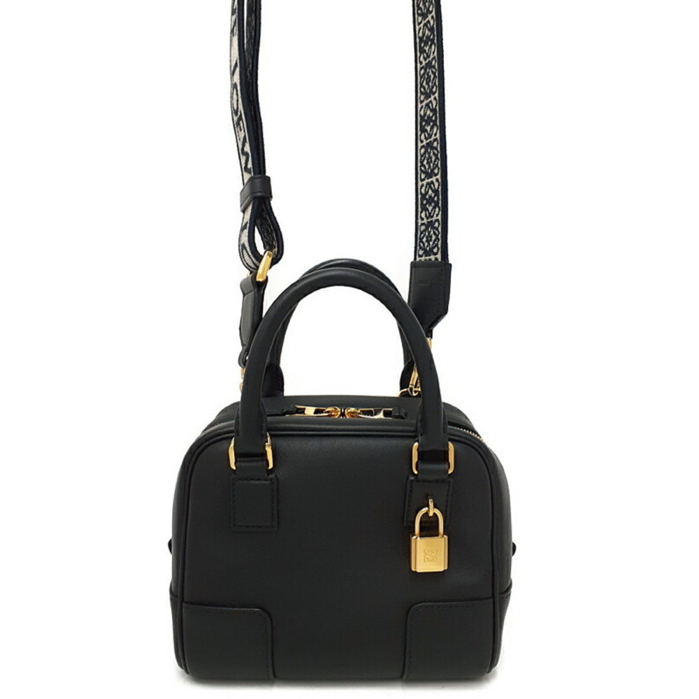 LOEWE Amazona Leather Calfskin Shoulder Square Bag